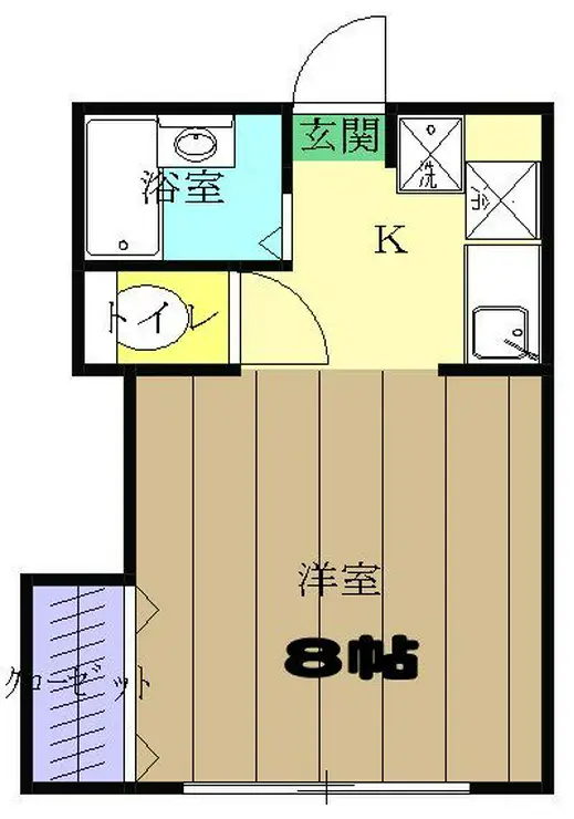 パステルII 2階階 間取り