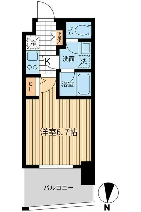 KDXレジデンス大山 10階階 間取り