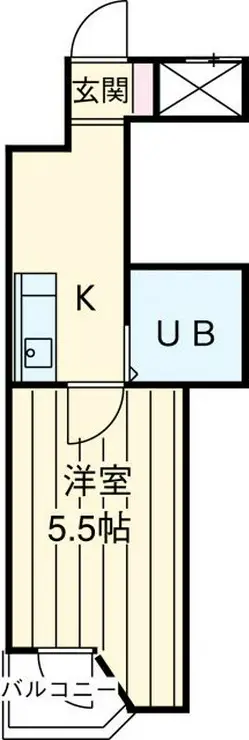 竹山ビル弐番館 2階階 間取り
