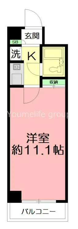 シーサイドビラ鵠沼 2階階 間取り