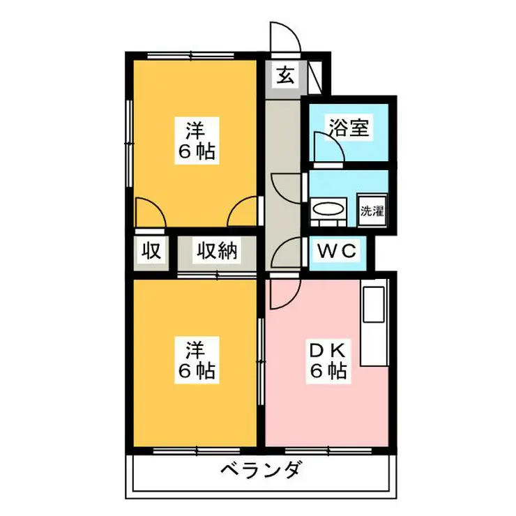 ファミール柿の木台 3階階 間取り
