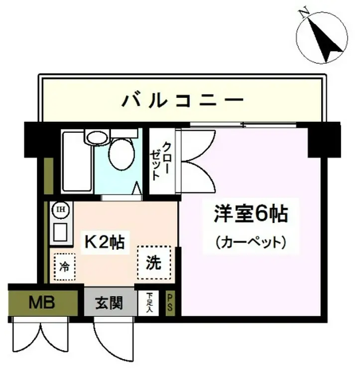 ドルフ安藤橋 III 3階階 間取り