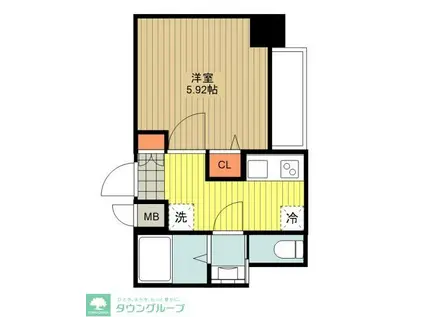 KYOE PLAZA阿佐ヶ谷(1K/6階)の間取り写真