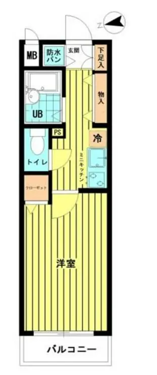 フェニックス麻布狸穴公園 2階階 間取り