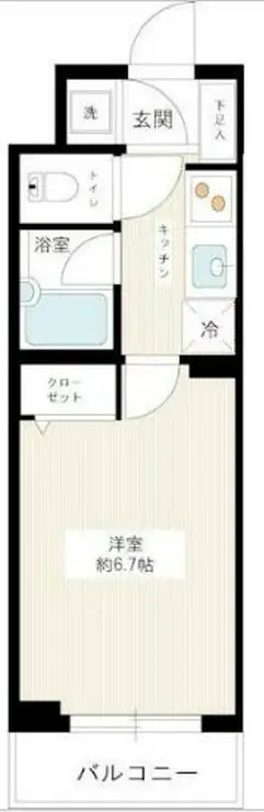 ヴェルト西馬込 2階階 間取り