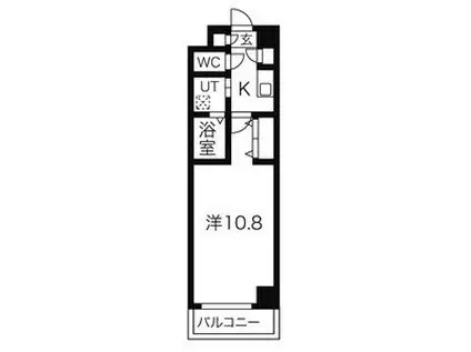 VIA FERIX(1K/3階)の間取り写真