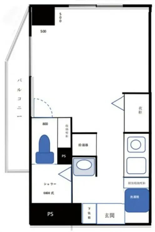 クラッセ国際コーポ池袋 3階階 間取り