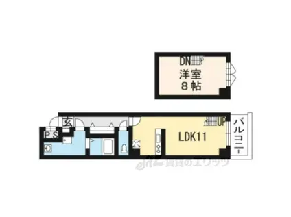 DAIKI PLACE 千本(1LDK/7階)の間取り写真