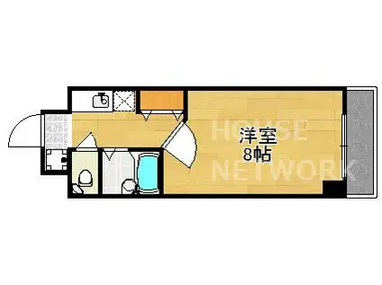 NAVIII(1K/2階)の間取り写真