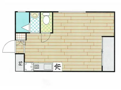 797ハイツ(ワンルーム/3階)の間取り写真