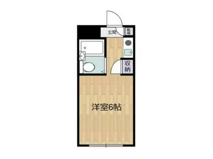 ハイツハセガワ(1K/2階)の間取り写真