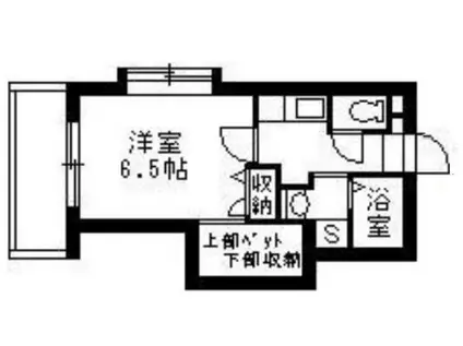 MZ鴨池(1K/5階)の間取り写真