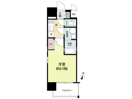 ベル グリシーヌ(2LDK/3階)の間取り写真