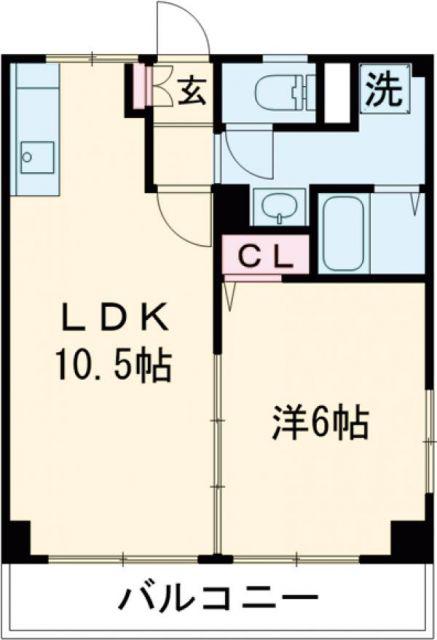 NEO HARIMAYA(1LDK/3階)の間取り写真