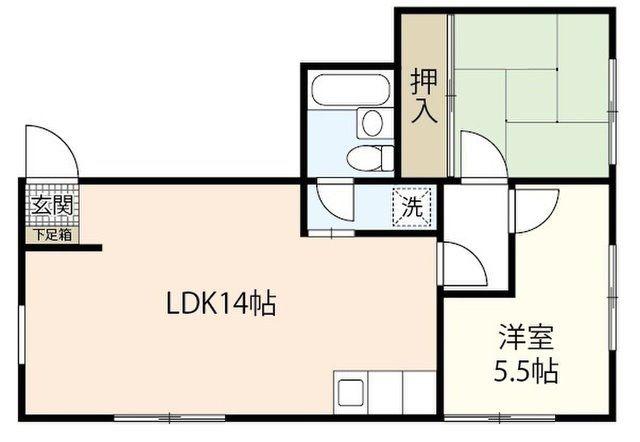 アルティメイトBUILDG.NO.6(2LDK/3階)の間取り写真