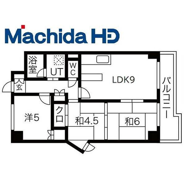 エヌエムセーズ(3LDK/6階)の間取り写真