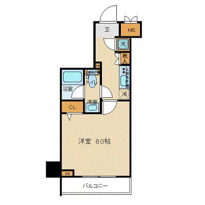 アイル両国弐番館(1K/3階)の間取り写真