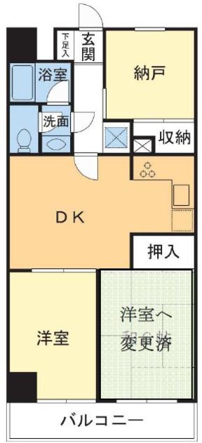 フォレストマンション武蔵浦和(3DK/4階)の間取り写真