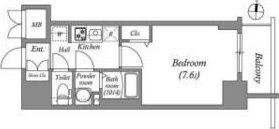 SHOKEN RESIDENCE名古屋(1K/11階)の間取り写真