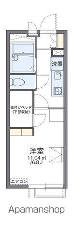 レオパレスセイント東砂(1K/3階)の間取り写真