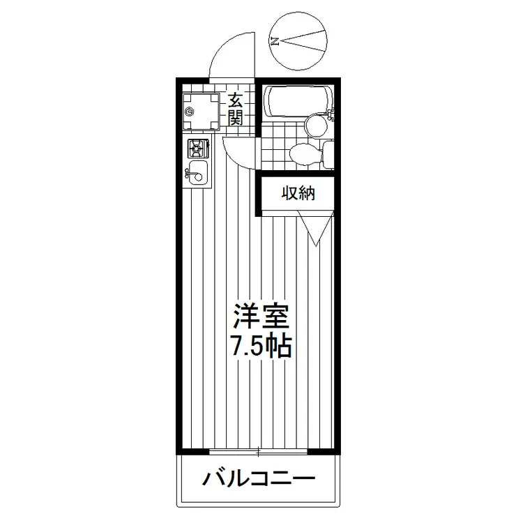 エクセラン成城 2階階 間取り