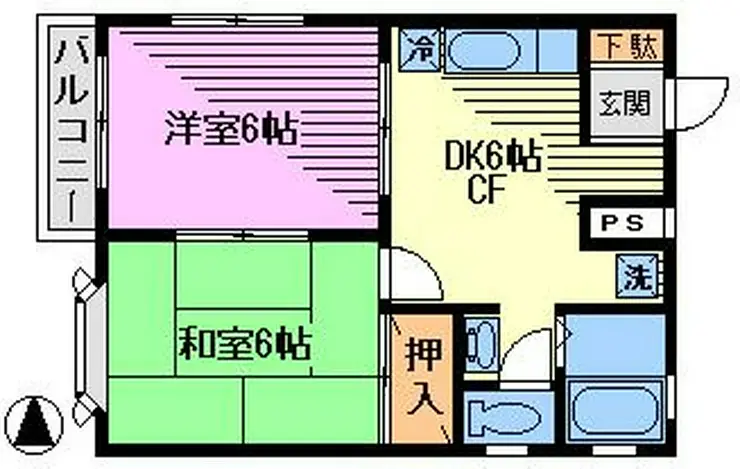 エスペランサ 2階階 間取り