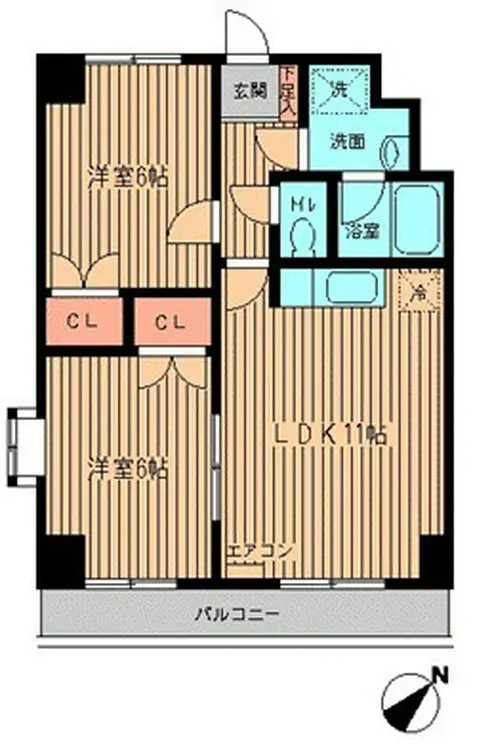 サンプレイス早宮 1階階 間取り