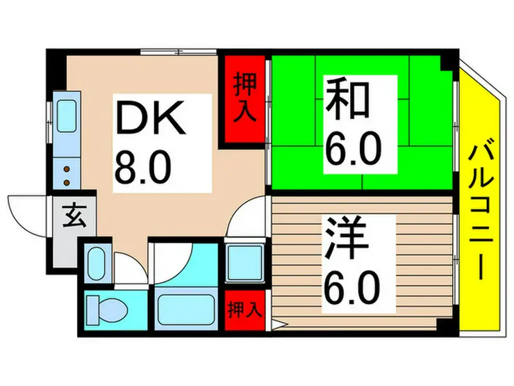 スプリングハイツ 2階階 間取り