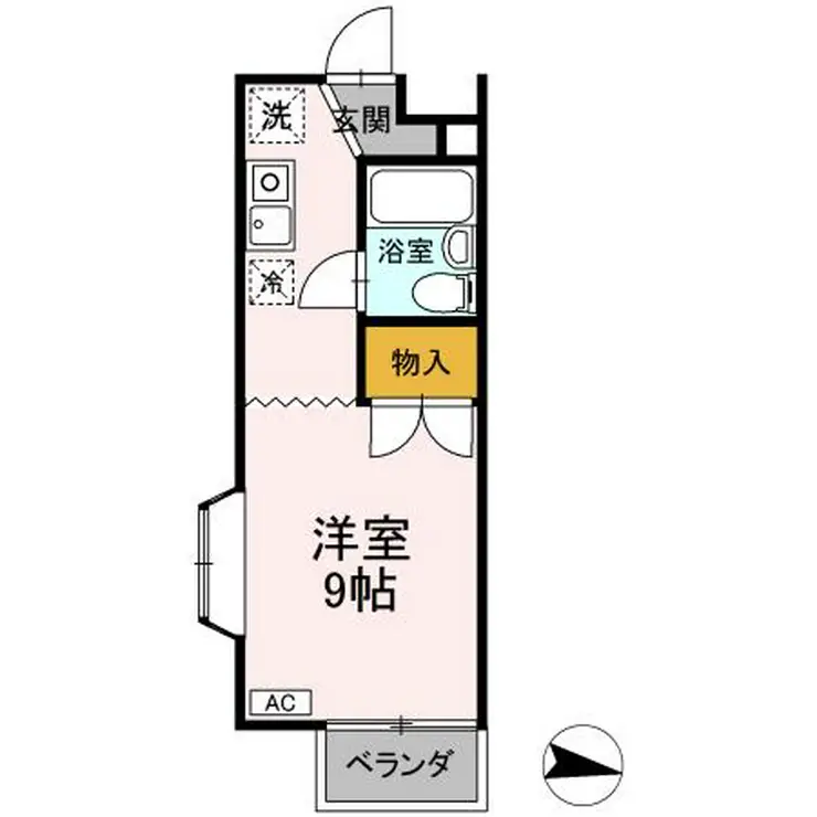 シーサイド金沢 2階階 間取り