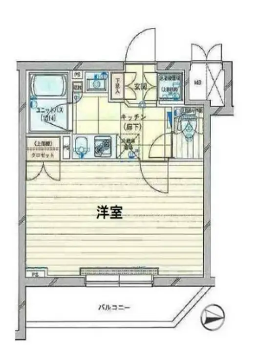 ルーブル赤羽 3階階 間取り