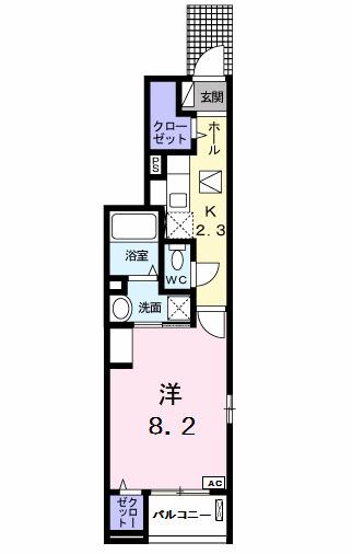MAKAPUU II(1K/1階)の間取り写真