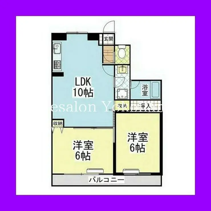 グランドール東寺尾 1階階 間取り