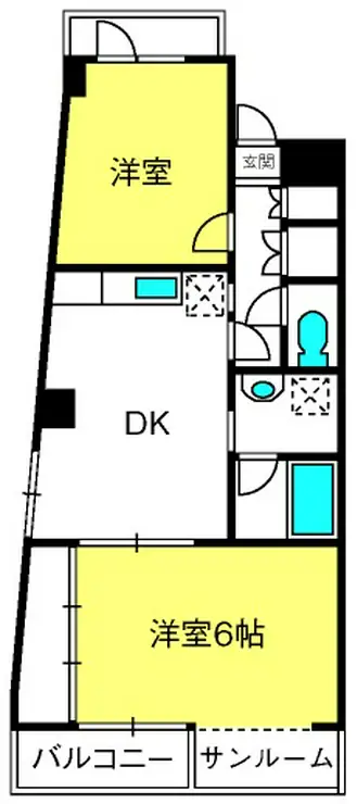 光ビル 4階階 間取り