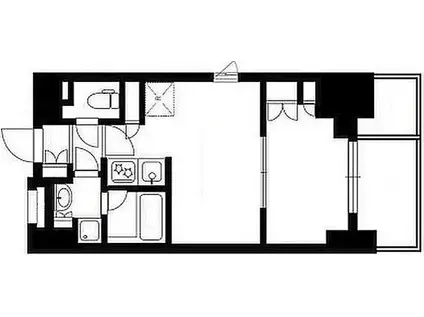 ルフォンリブレ蔵前(1LDK/10階)の間取り写真