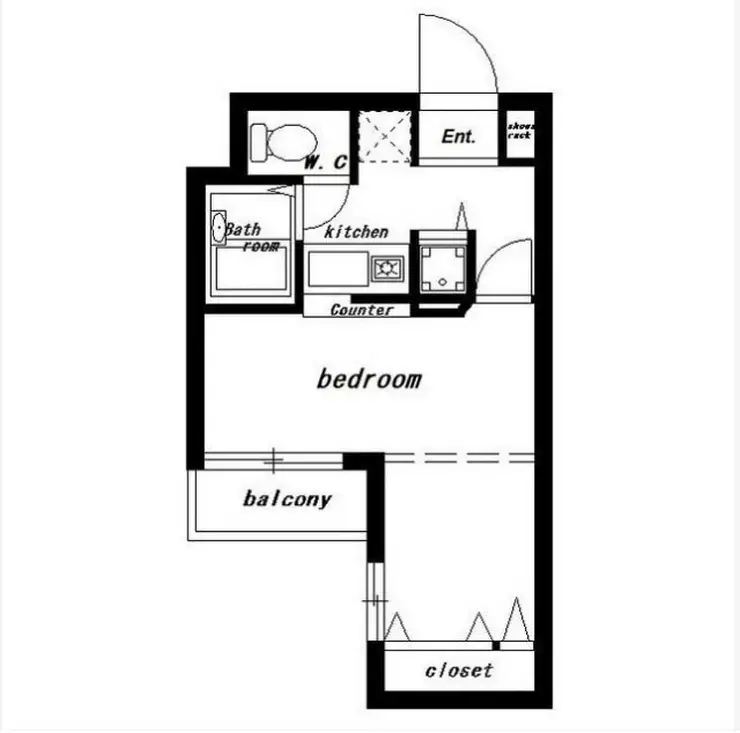 ロイヤルガーデン品川 5階階 間取り