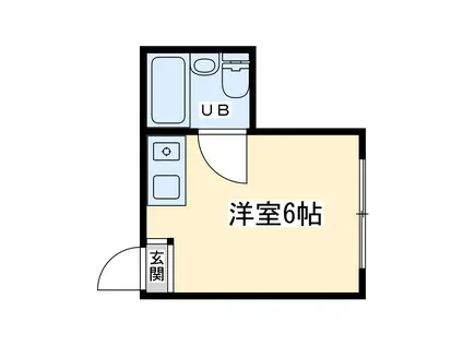 新大阪サンマンション1号館(ワンルーム/2階)の間取り写真