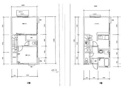 リードハウス(2LDK/1階)の間取り写真