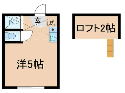 グレースプラネット(ワンルーム/2階)の間取り写真