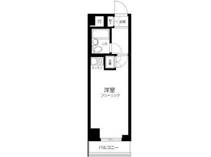 ライオンズマンション方南町駅前(ワンルーム/6階)の間取り写真