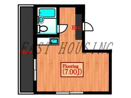 メゾン・ド・サブリエ(ワンルーム/3階)の間取り写真