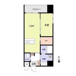 TAZ BUILDING(1LDK/5階)の間取り写真