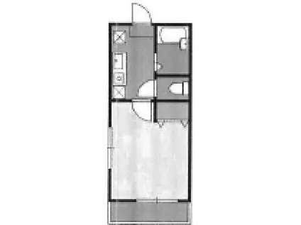 ローズハウス(1K/2階)の間取り写真