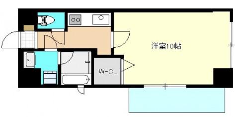 アーバンパレス田町(1K/5階)の間取り写真