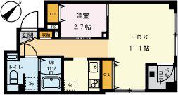 CALME西巣鴨(1LDK/2階)の間取り写真
