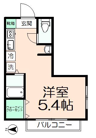 セントラルメゾン(1K/1階)の間取り写真