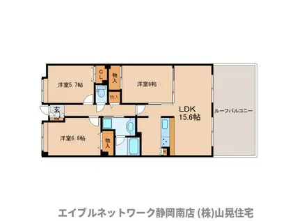 ANHELO(3LDK/2階)の間取り写真