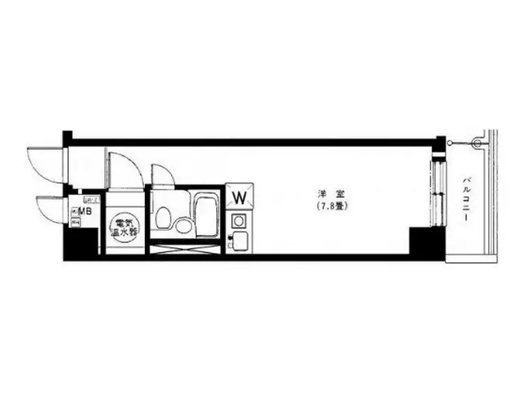 初台スカイレジテル 5階階 間取り