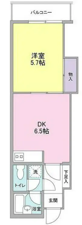 目黒ガーデン 3階階 間取り