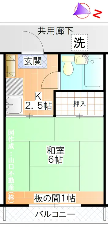 第3モリヤコーポ 1階階 間取り