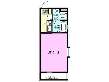 GENTILE IGA UENO(1K/7階)の間取り写真